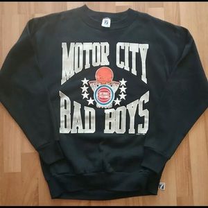 Vintage Detroit Pistons Logo 7 Crewneck